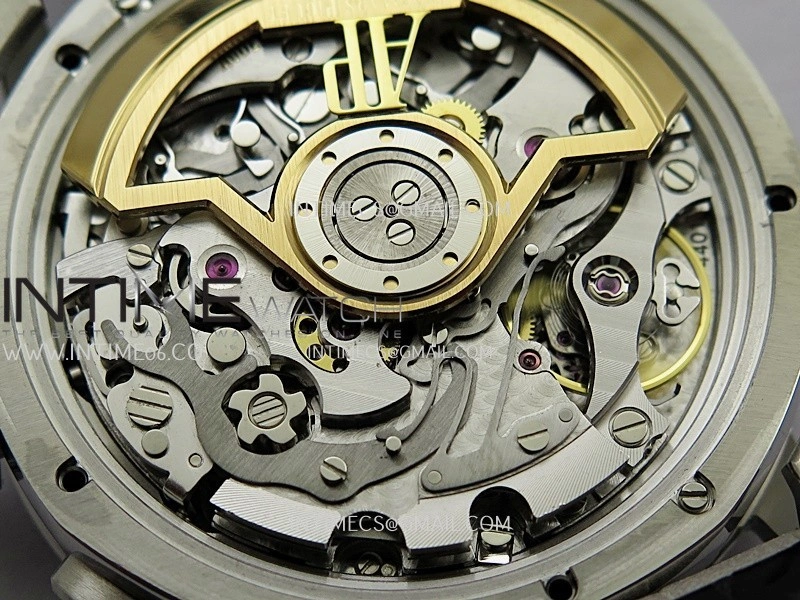 Code 11.59 Chrono 26393 SS APSF 1:1 Best Edition Silver Dial On Gray Leather Strap Super Clone SA4401